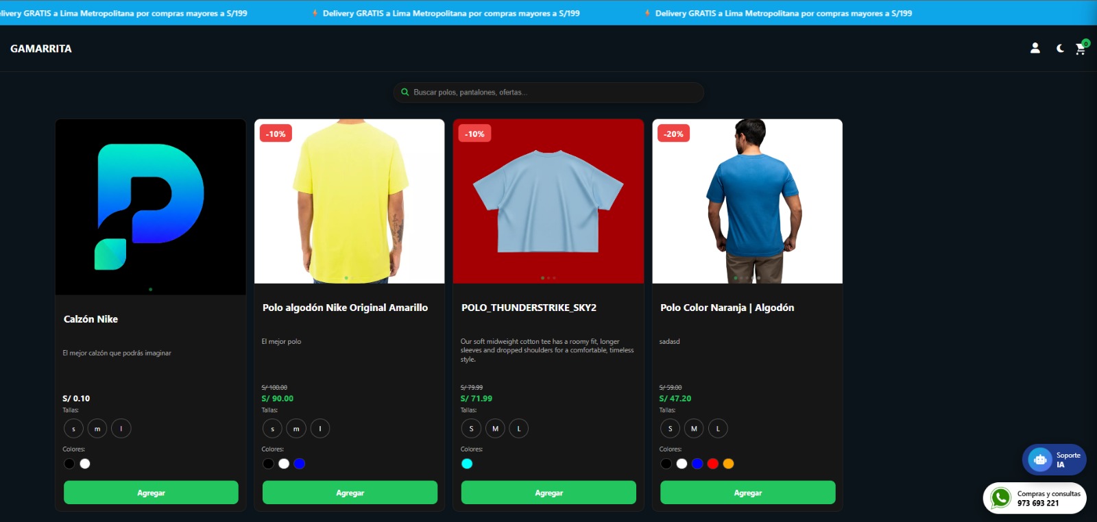TIENDA DE ROPA